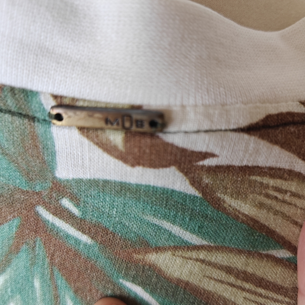 Jungle safari leaf print bomber jacket - Size Small - vacation, resort, summer - Picture 6 of 12
